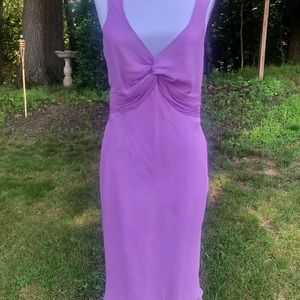 Size 8 Nicole Miller lavender orchid chiffon dress